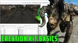 Fallout 4 Creation Kit - The Basics - How to download ,load data ,move items, upload to bethesda.net