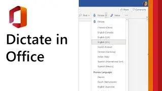 How to use dictation in Word, OneNote and PowerPoint.  Free in Office 365 and Windows 10