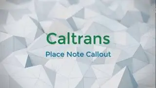 Place Note Tool Callout Option
