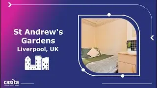 Student Accommodation in Liverpool | St. Andrew's Gardens | Room Tour | UK |Casita