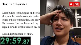 Reading the entire terms and conditions LIVE
