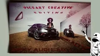 PicsArt Creative Editing - Sexy Audi Lady - by @PAPCreation