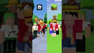 Roblox vs Minecraft part 5 (luffy voice) 