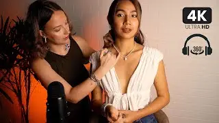 ASMR Korean Fashion Personal Styling ✨ Jewellery, Hair and Clothing Adjustments | Soft Spoken Fixing