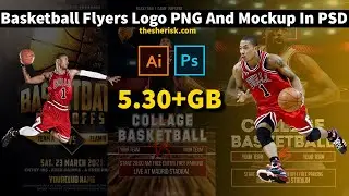 Basketball Flyer Design And Logo Download In PSD Files |Sheri Sk|