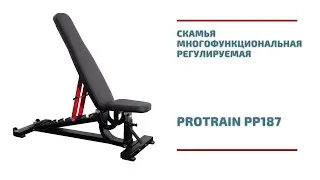 Скамья многофункциональная регулируемая Protrain PP187