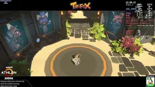 Trifox demo (Linux) on Athlon 3000G and Vega 3