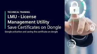 LMU – News in V2.7 – Dongle activation and saving the certificate on dongle