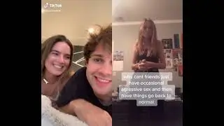 David Dobrik being sexual with Natalie