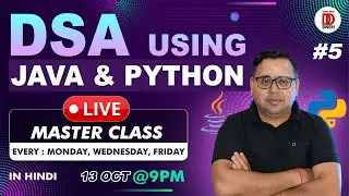 Data Structures & Algorithms in Java & Python | DSA Masterclass #5 (in Hindi)