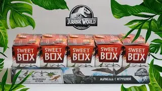 SWEET BOX Jurassic World- Мир Юрского Периода, распаковка сюрпризов