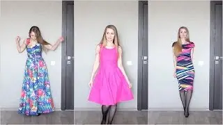 НОВАЯ коллекция... ЖЕНСКИЕ ПЛАТЬЯ фаберлик. ДЕФИЛЕ - 3 МОДЕЛИ!!!