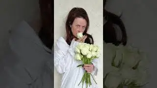 Идея для съемки с цветами 