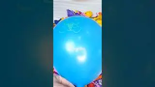 PUMP BLUE BALLOONS#balloons #asmr #shorts