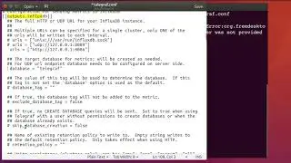 Lab6: Edit Telegraf config