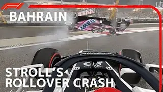 Recreation：Stroll's Rollover Crash | 2020 Bahrain Grand Prix