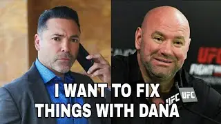 Oscar De La Hoya Finally want's to Fix Things with Dana |😂Rivalry
