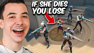 Pros Try The NEW VALORANT Protect The VIP Gamemode!
