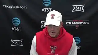 Texas Tech HFC Matt Wells discusses TJ Vasher’s status