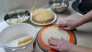 Блины на скорую руку! Получаются всегда! Любимый грибной суп с домашними сухариками