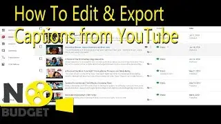 How To Export Text and Captions from YouTube