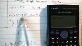 Solving Simple Trigonometric Equations