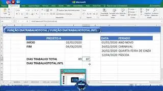 🌀 FUNÇÃO DIATRABALHO.TOTAL/ DIATRABALHOTOTAL.INTL🌀