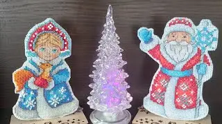 Готовые работы. Прикладная вышивка. Вязание игрушек.