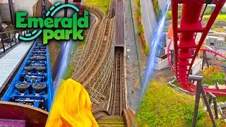 All Roller Coasters at Emerald Park 2024 🇮🇪