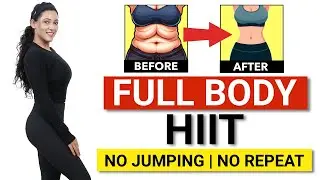 20 MIN CARDIO HIIT WORKOUT | Exercise to Lose Weight Fast at Home - Full Body, No Equipment, No Jump