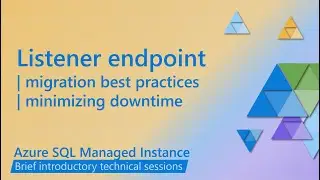 Listener endpoint and migration to Azure SQL Managed Instance