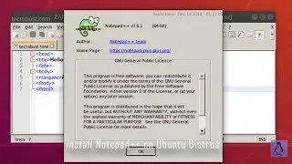 Install Notepad++ on Ubuntu 18.04.2 LTS and other Ubuntu Distros