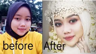 Tutorial edit wajah pengantin