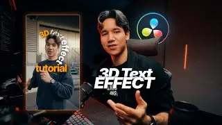How To Do The 3D Text Effect in Davinci Resolve