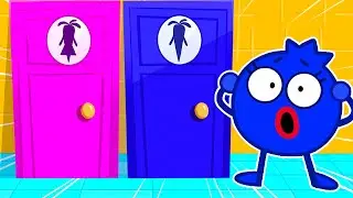 A Silly Restroom Mix-Up! 😅 Help Avocado Baby Choose