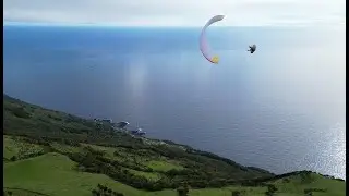 One winter paragliding day in the Azores.