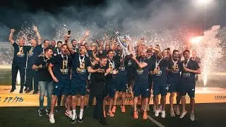 APOEL Champions 2017-2018 • Πανηγυρισμοί Γήπεδο