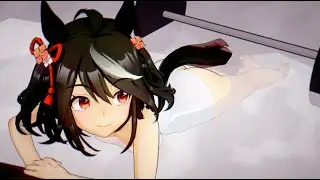 Barbell Roll (Kitasan Black bath towel style version) #kitasanblack #umamusume