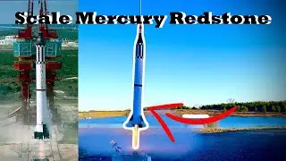 I made a flying scale Mercury Redstone!