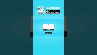 [UI Animation Tool] UI animation in Unity example #2 | PopUp Window