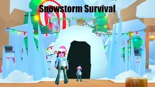 Playing The Snowstorm Survival Game in The Christmas Event in Roblox Ps99! But, It Kicked Me Out 💀