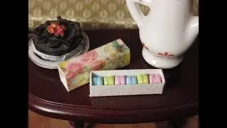 Miniature dollhouse | Macaroon 💜 Миниатюра для кукол