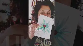 Fast Watercolor Christmas Cards! 🎄🖌️❄️ You can paint these anywhere! #watercolor #christmascards