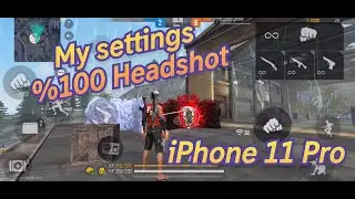 KRATOS FF Setting 👽💗iPhone 11 Pro / Настройки Айфон оттяжки 8/8plus/xs-max /11/11pro max 12/12pro