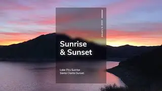 200105 Sunrise and Sunset