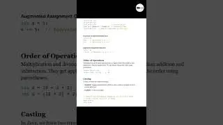 Java Cheat Sheet 🔥📌 #java #shortvideo #youtube