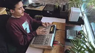 Sampling a classic making beats