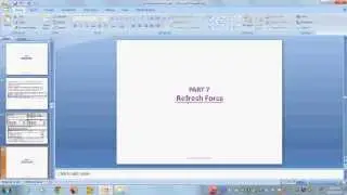 part 7 refresh force materialized view