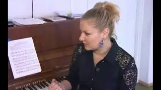 Детские занятия пением.