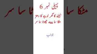 Hindi Urdu Paheli | Paheli | Paheliyan | Riddles #urdupaheliyan #easyriddles #riddlesinurdu #urdunam